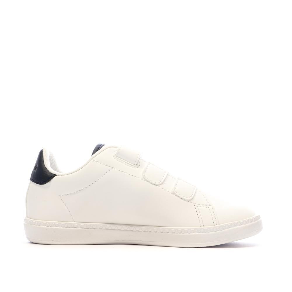 Baskets Blanches Garçon Le Coq Sportif Courtset Optical 2/7