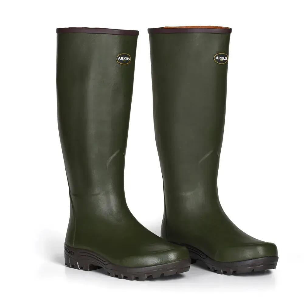 Bottes Arxus Mono Hunting Green en caoutchouc naturel 2/9