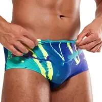 Slip Speedo Placement Digital 14 cm - Ammonite/Miami Lilas/Zeste Vif/Aquarium - 3/4