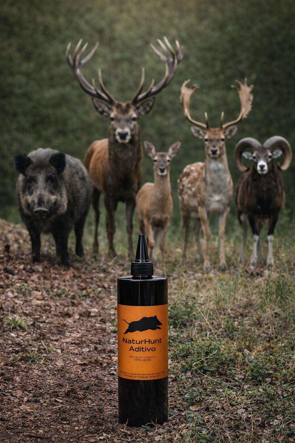 Atrayente para caza líquido 500ml NaturHunt Aditivo 2/2