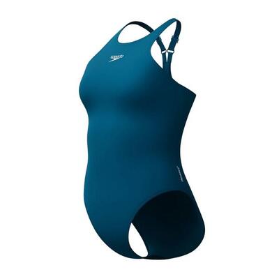 Dames endurance+ vuitgesneden eendelig badpak (blauw)