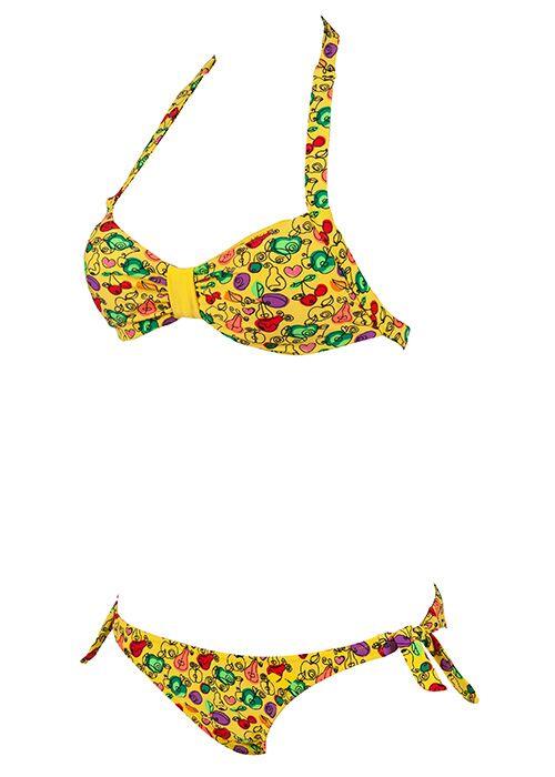 Bikini Arena Little Fruit Neckholder jaune Taille UK 34/EU 44 5/5