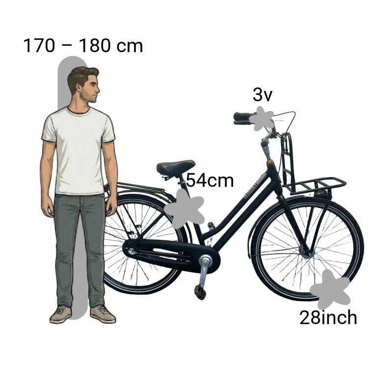 Vélo d’occasion Gazelle NL 2/4