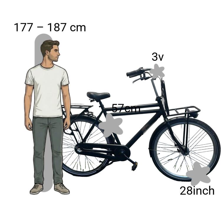 Bicicleta usada Sparta Transportfiets 2/4