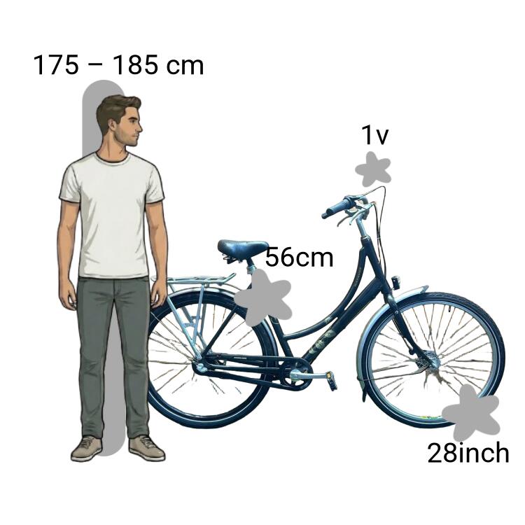 Vélo d’occasion Batavus Diva 2/4