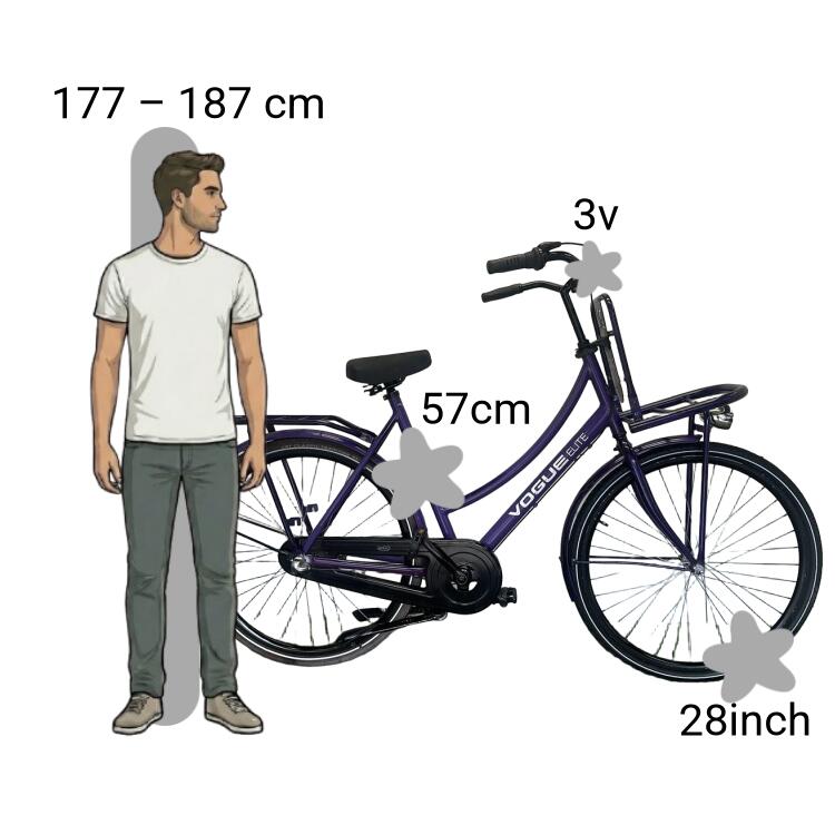 Bicicletta usata Vogue Elite 2/4