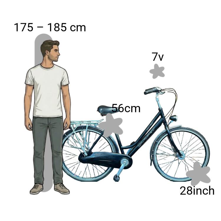 Bicicleta usada Target New York 7v 28inch 56cm 2/4