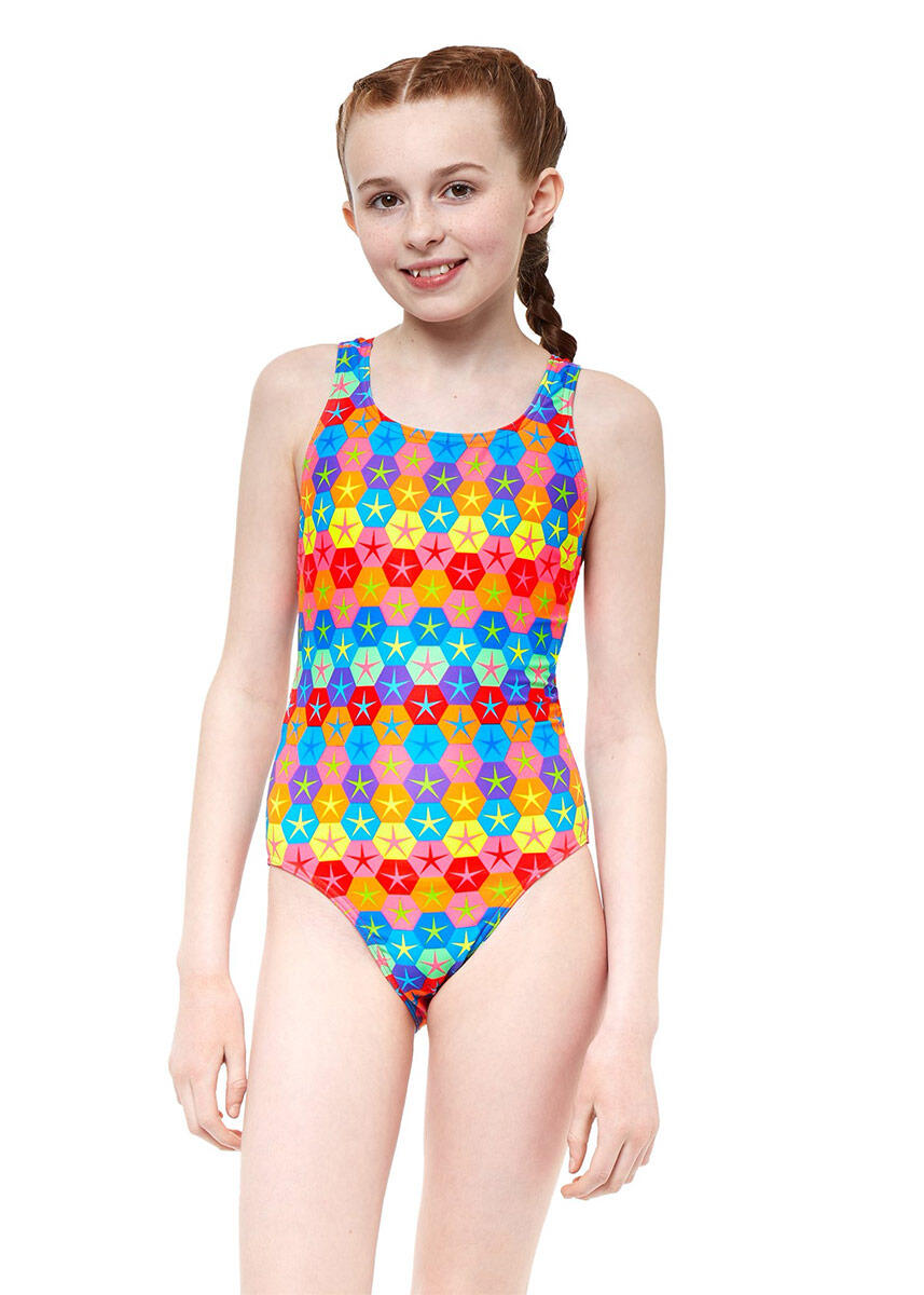 Fato banho Maru Girls Superstar Rave Back Turquesa UK24 3/5
