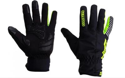 Contec winterhandschoen dense waterproof, maat s, zwart/neo-groen, waterdicht...