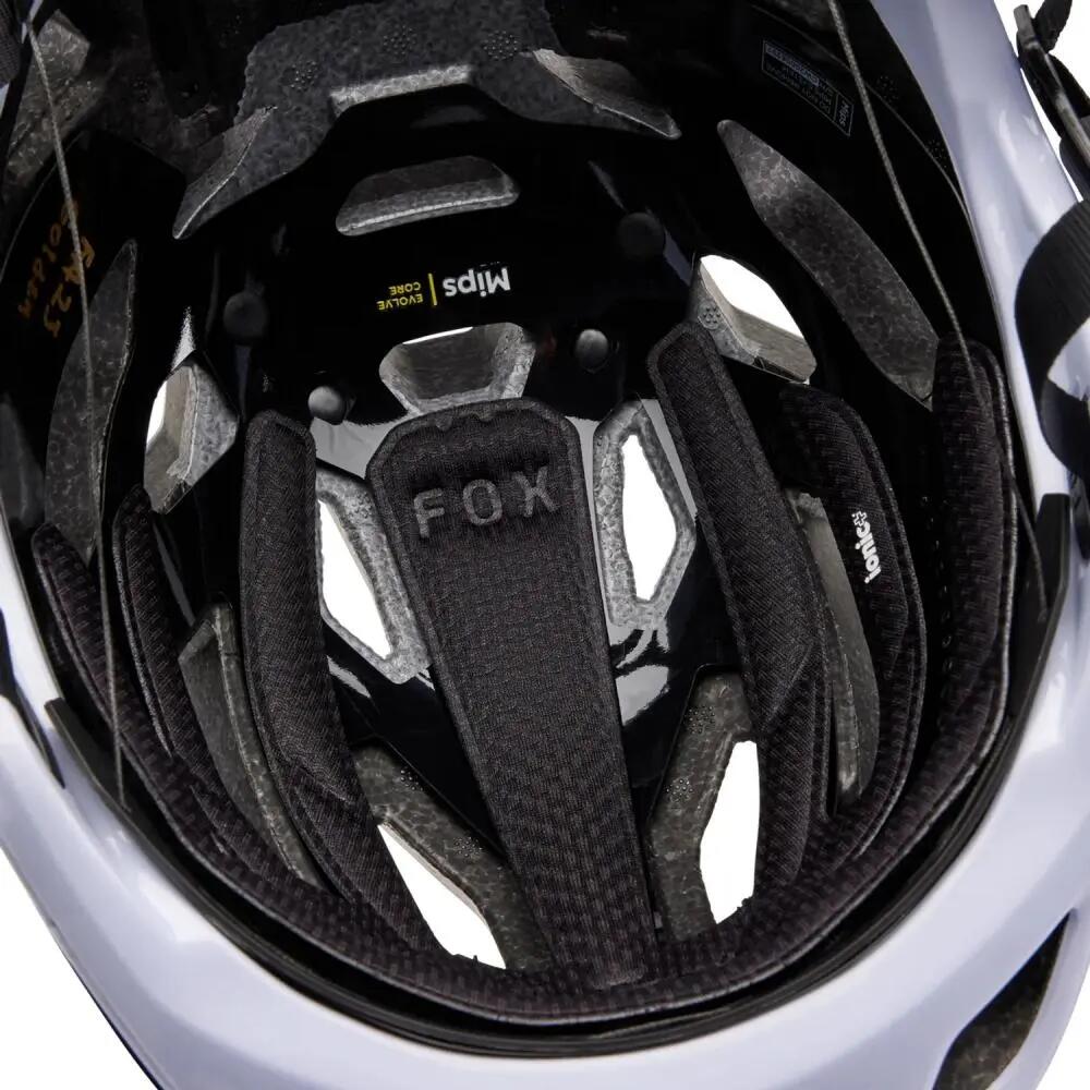 FOX Crossframe Pro Solids MTB-Helm White S 51-55 cm Mips 2/7