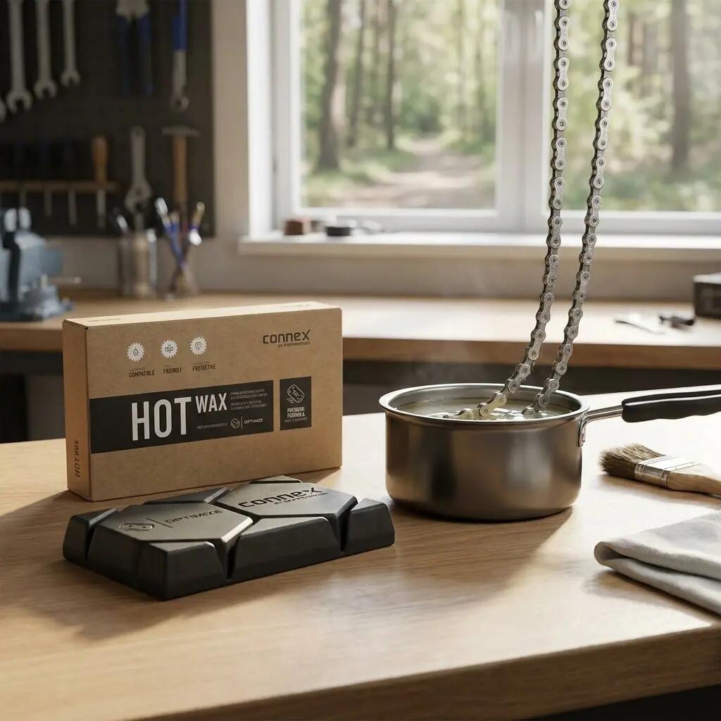 Connex Hot Wax cire pour chaîne 375 g avec protection anti-usure SCA, réduit l'a 2/2