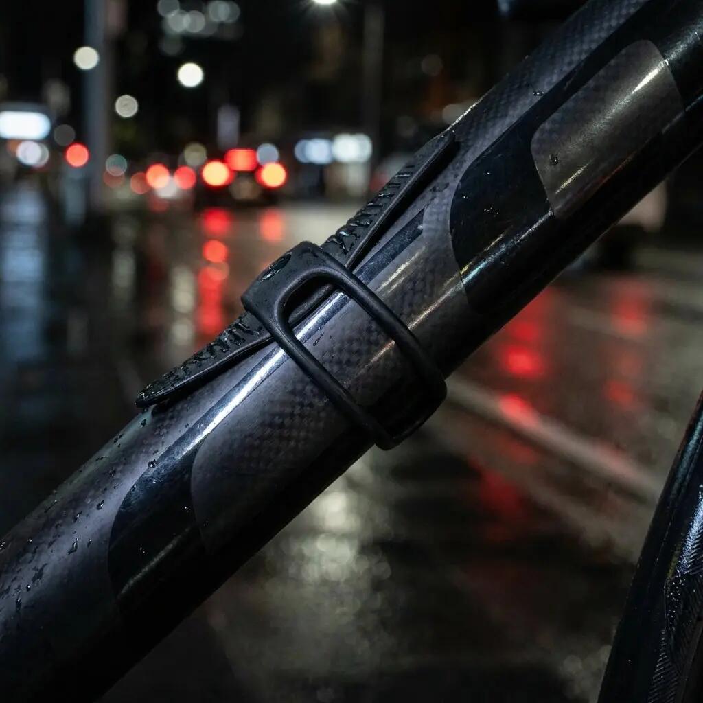 Knog Riemen Set kurz+ lang schwarz für Plug und Plugger Lampen 2/3