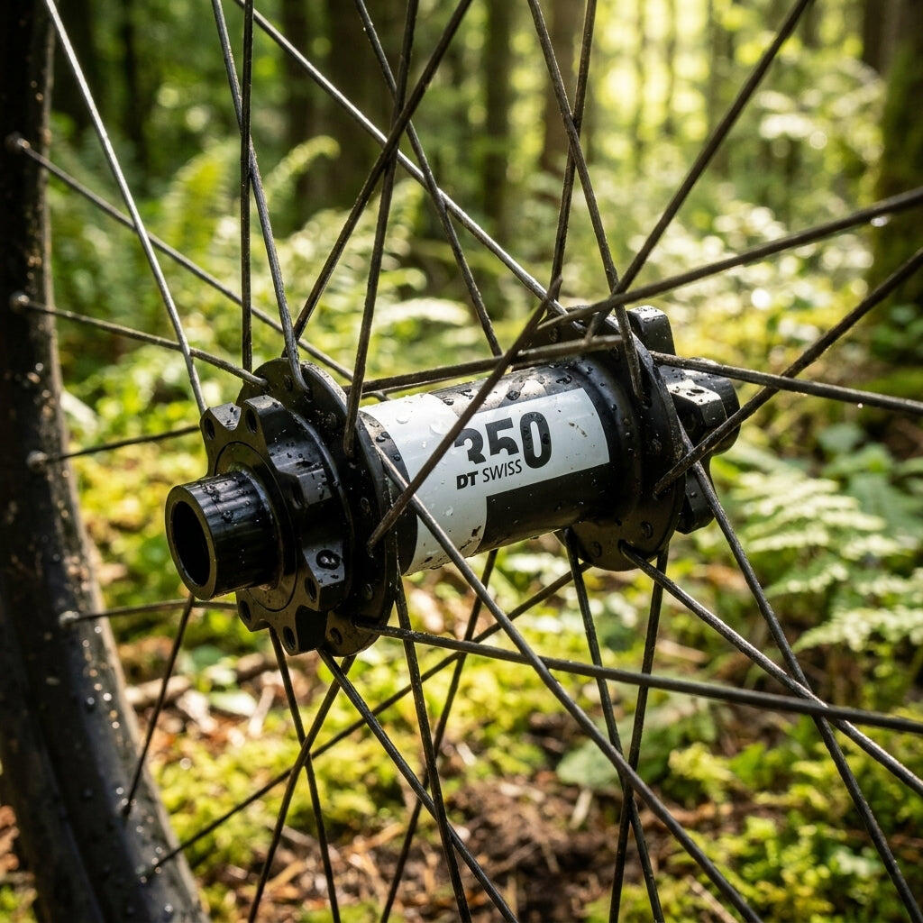 DT Swiss VR-Nabe 350 MTB Straightpull DB 100mm/15mm TA, IS 6-b., 28 Loch 2/2