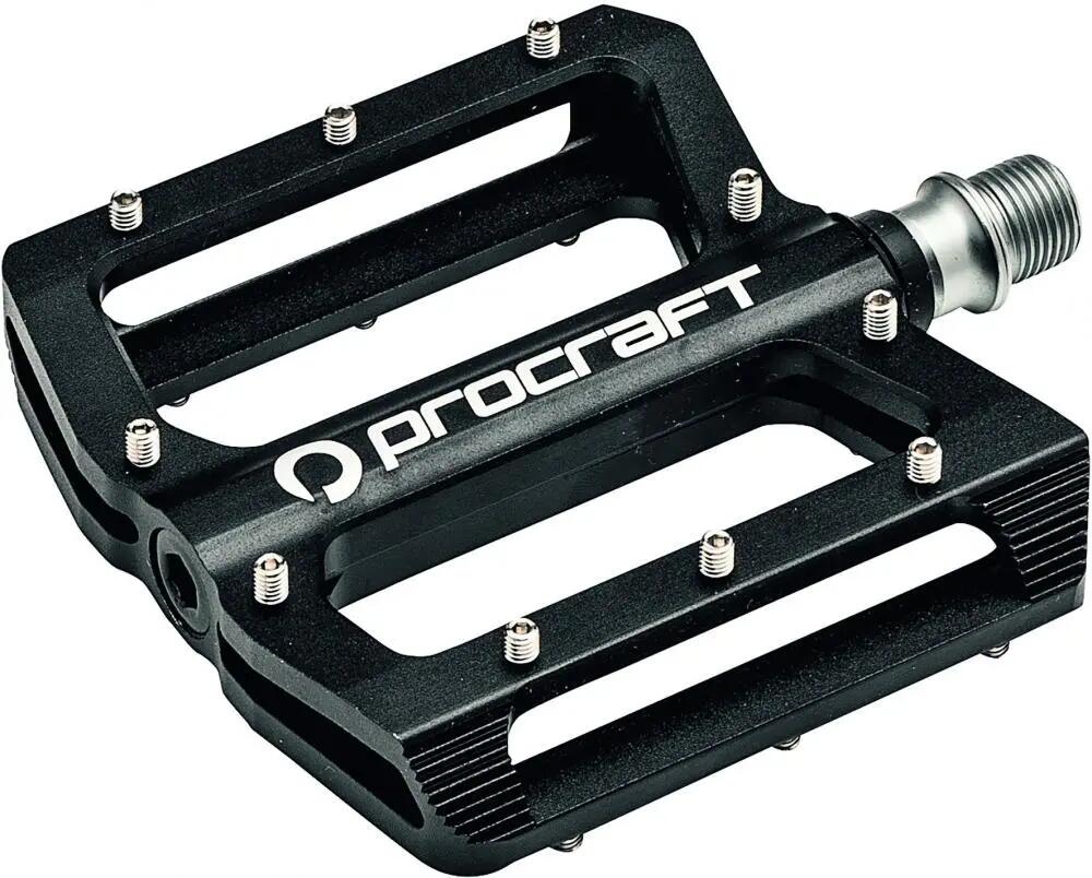Procraft Freeride Pro Pedal 94x100x17 mm Schwarz - Große Standläche, 10 Pins,... 2/2
