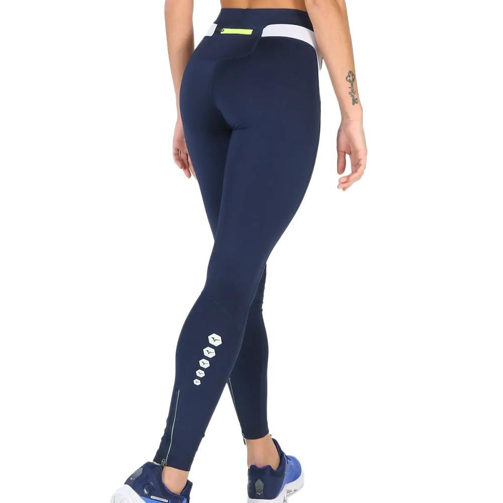 Leggings Sportivi Donna Mizuno Premium Blu Navy 2/3