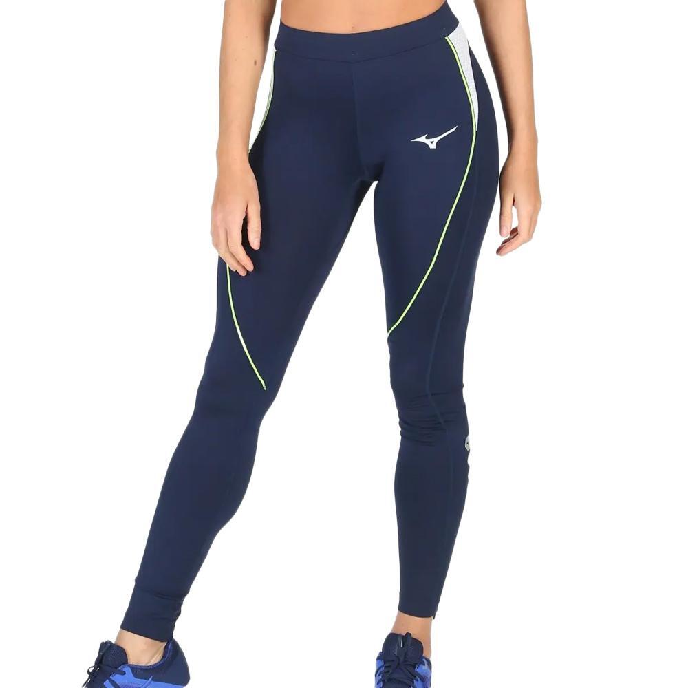 Leggings Sportivi Donna Mizuno Premium Blu Navy 1/3