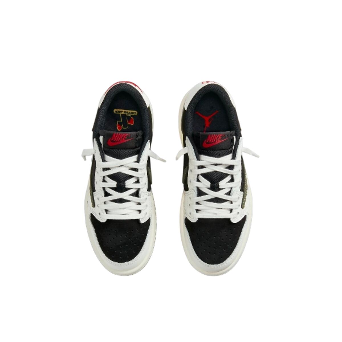 Tenis  1 Retro Low OG SP Travis Scott Olive Enfants et Bébés 3/5
