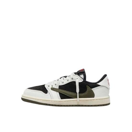 Zapatillas 1 Retro Low OG SP Travis Scott Olive Enfants et Bébés