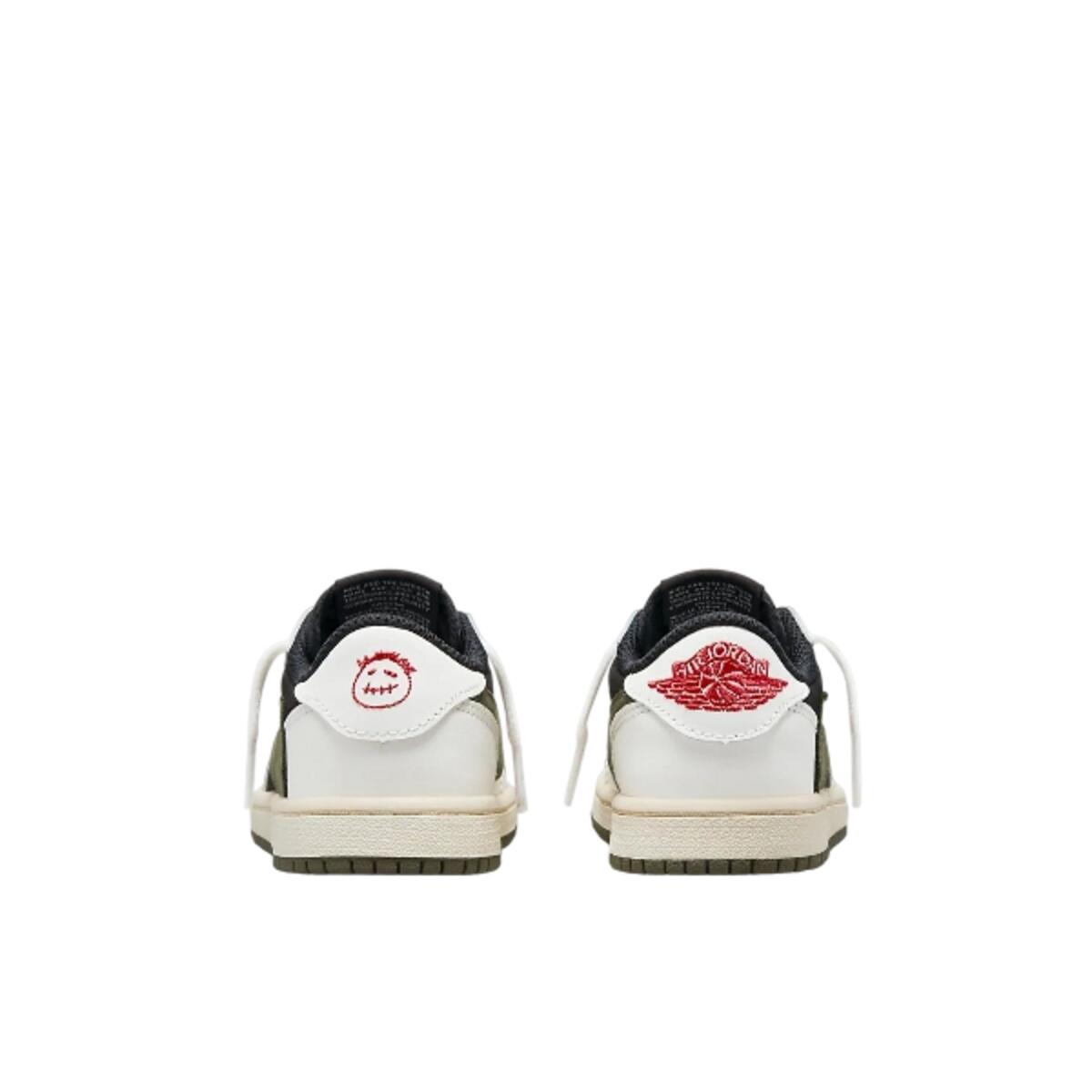 Tenis  1 Retro Low OG SP Travis Scott Olive Enfants et Bébés 4/5