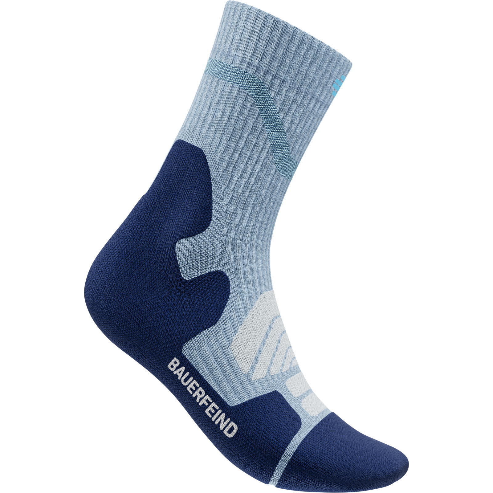Dames merino kniehoge sokken Bauerfeind Outdoor Merino 3/7