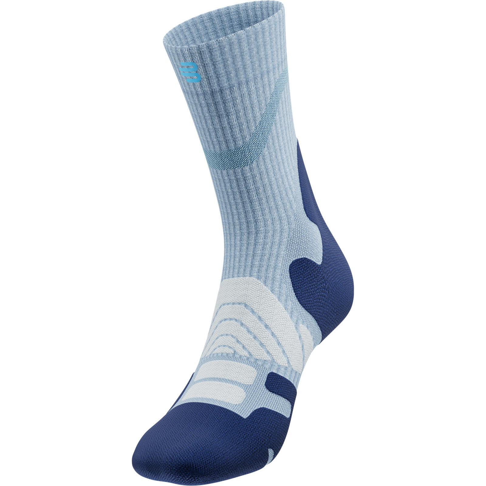 Dames merino kniehoge sokken Bauerfeind Outdoor Merino 2/7