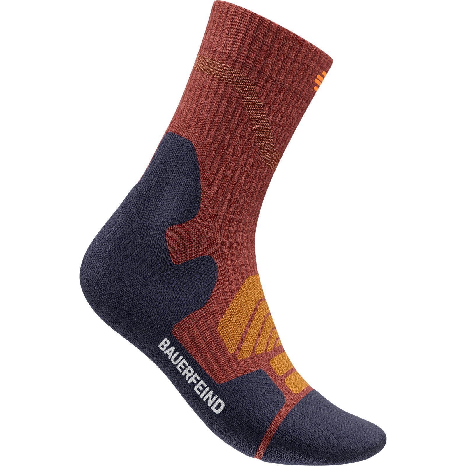 Wander-Socken Outdoor Merino Mid Cut Socks Men granat 3/7