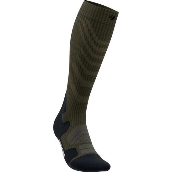 Wandersocken Outdoor Merino Compression Socks Men moss green