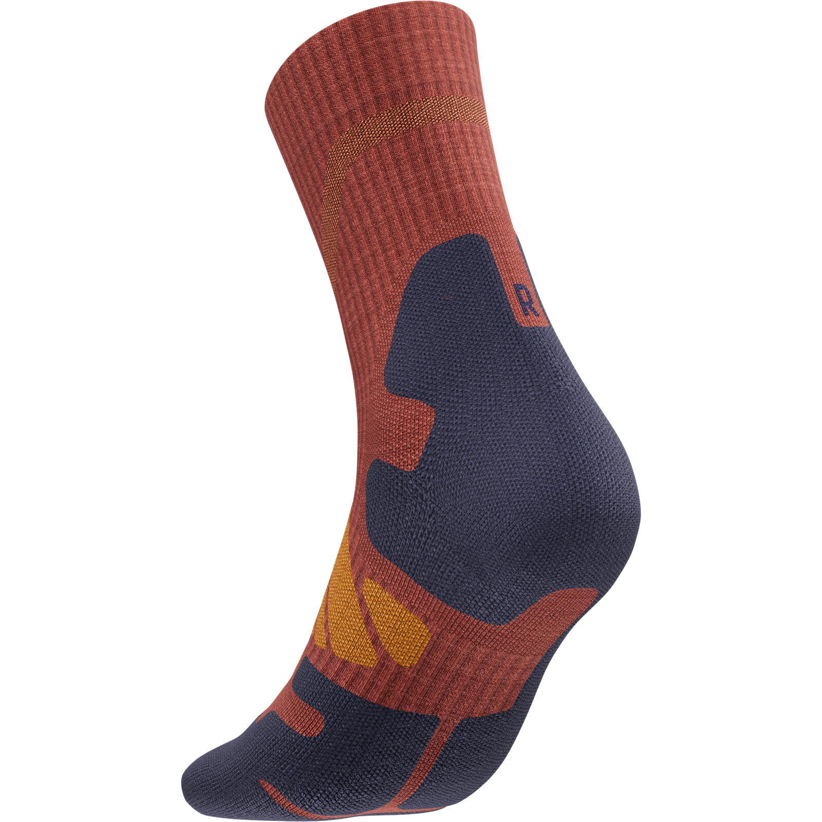 Wander-Socken Outdoor Merino Mid Cut Socks Men granat 5/7