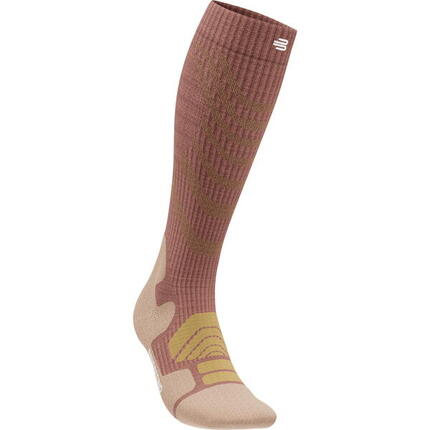 Wandersocken Outdoor Merino Compression Socks Damen coral