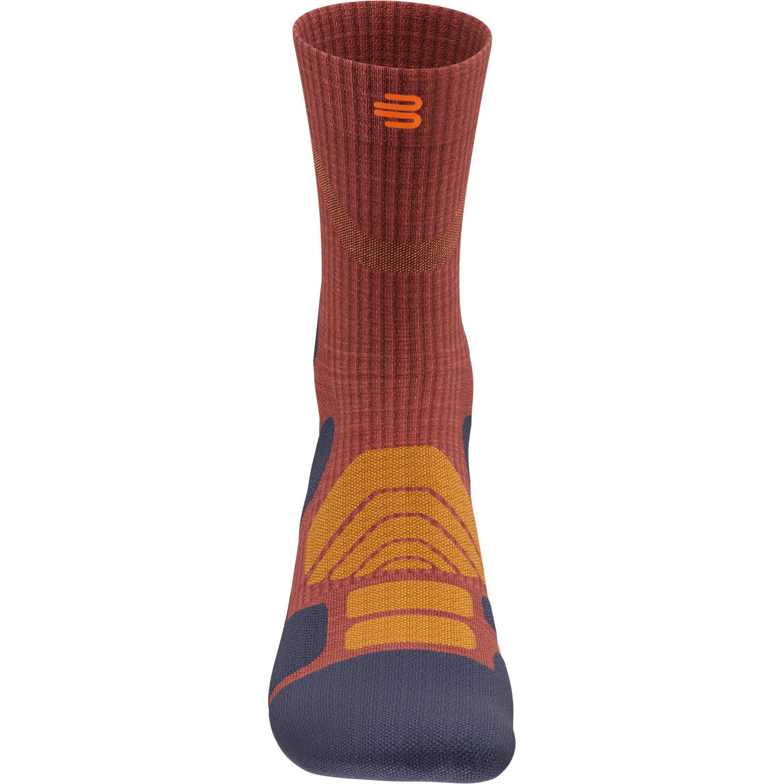 Wander-Socken Outdoor Merino Mid Cut Socks Men granat 4/7