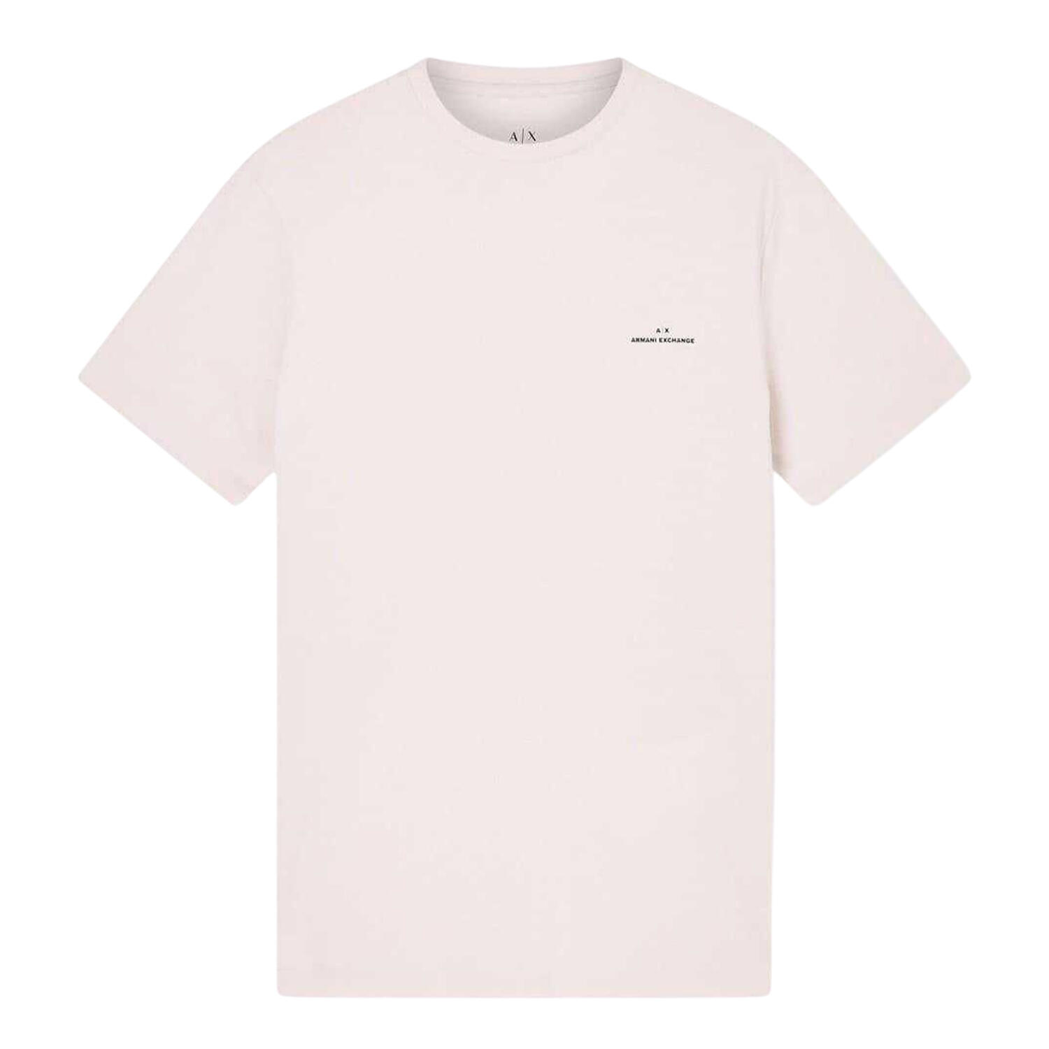 Armani Exchange Mens Logo Embossed Regular T-Shirt