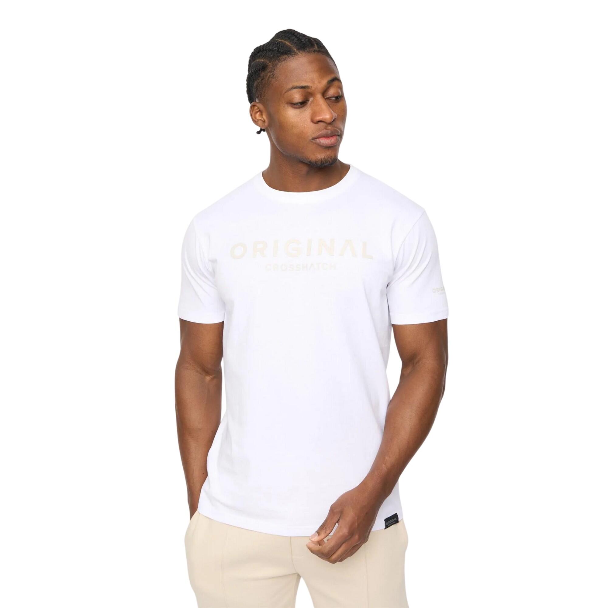 Crosshatch Mens Bardon Cotton T-Shirt
