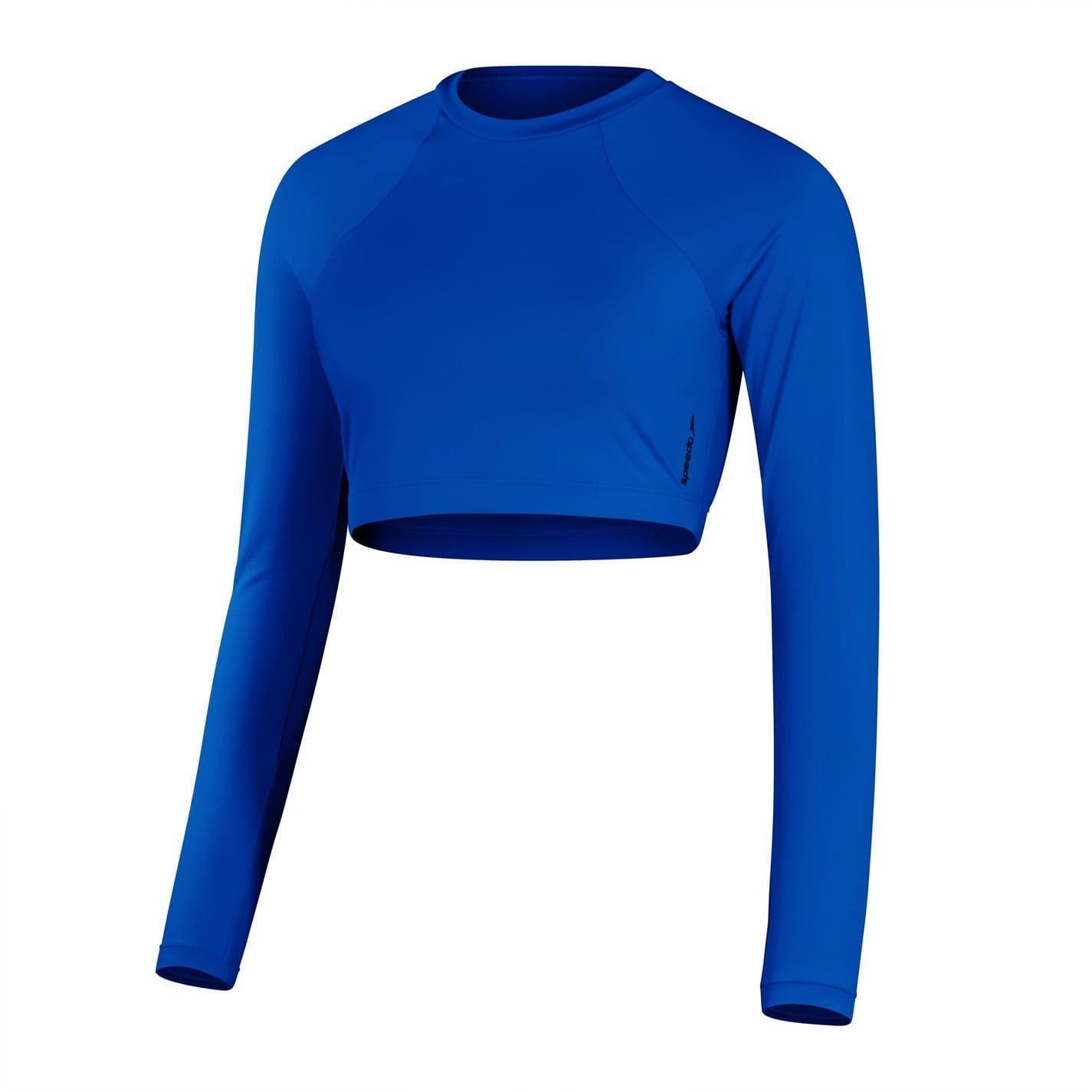 Speedo Womens/Ladies Jersey Raglan Athletic Crop Top