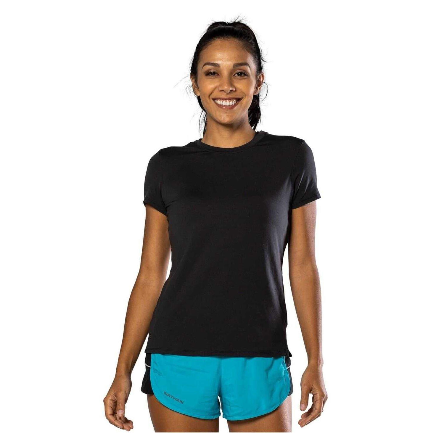 Nathan Womens/Ladies Dash Plain Crew Neck T-Shirt
