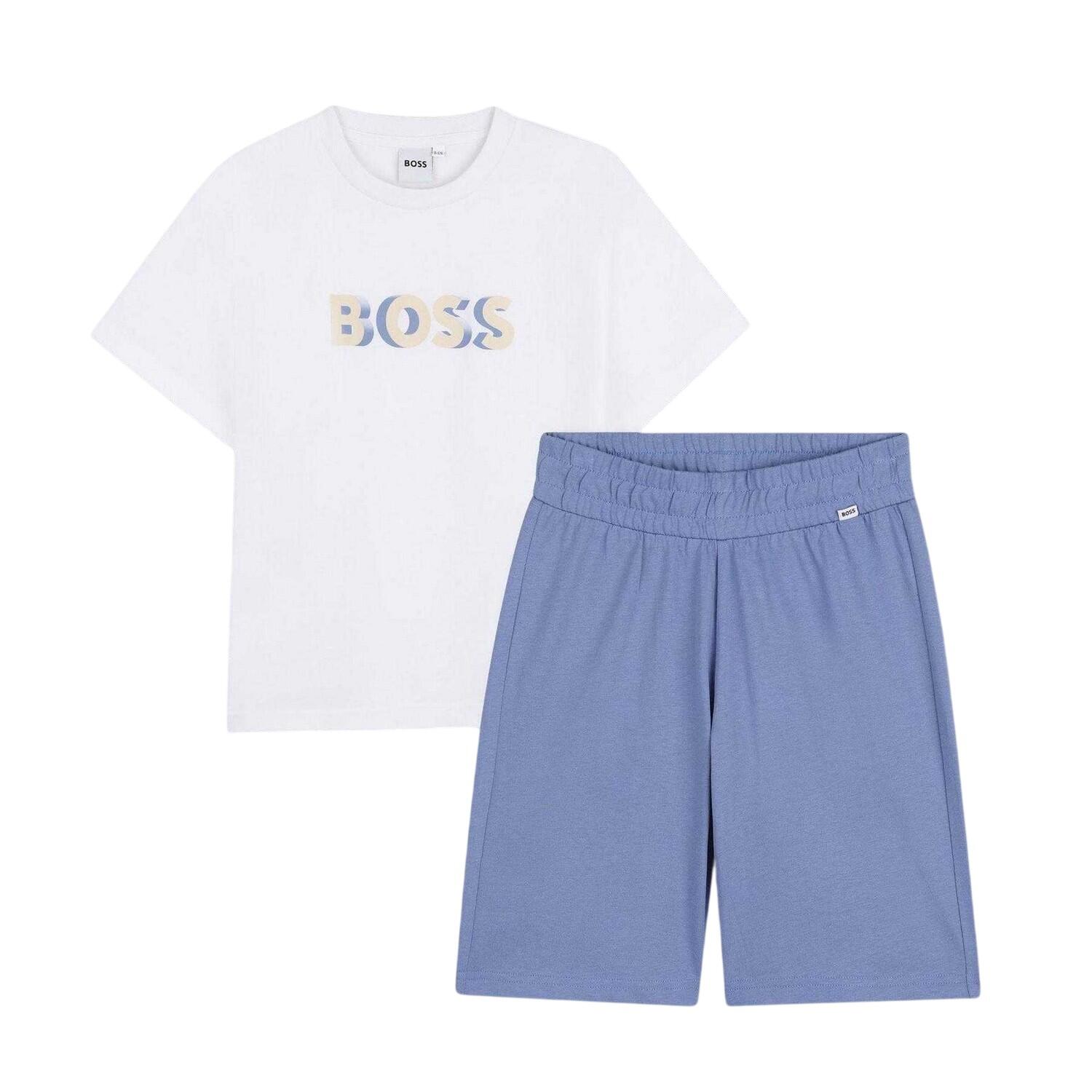 Boss Boys Logo T-Shirt & Shorts Set