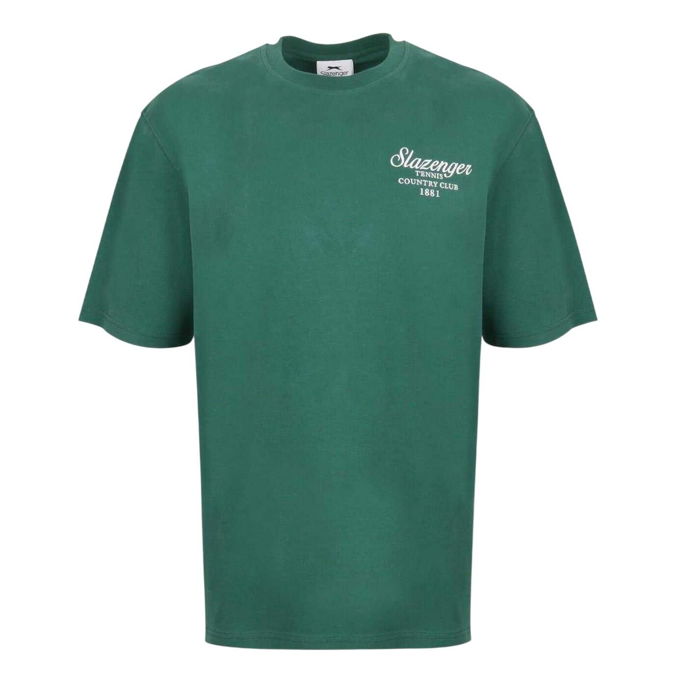 Slazenger Mens Embroidered Oversized Tennis T-Shirt