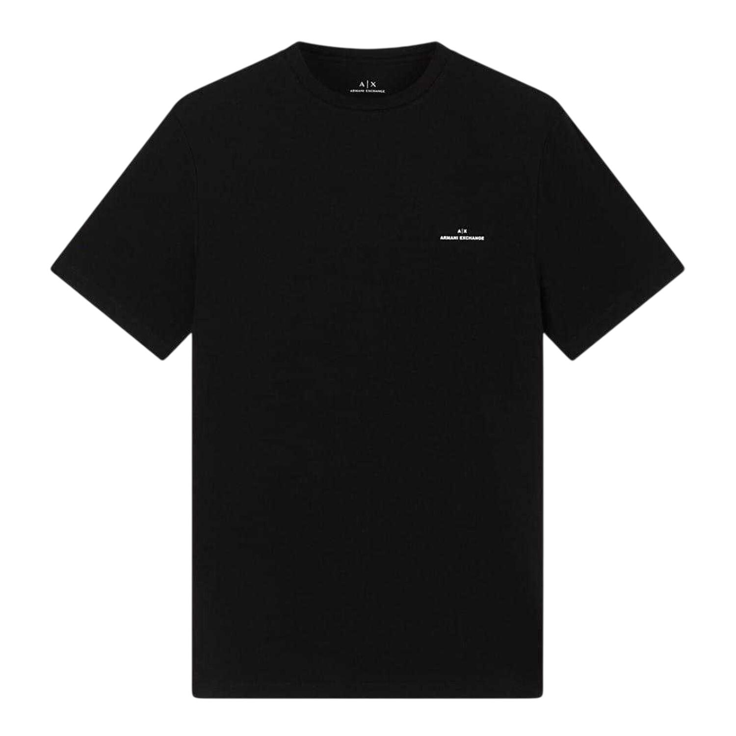 Armani Exchange Mens Logo Embossed Regular T-Shirt