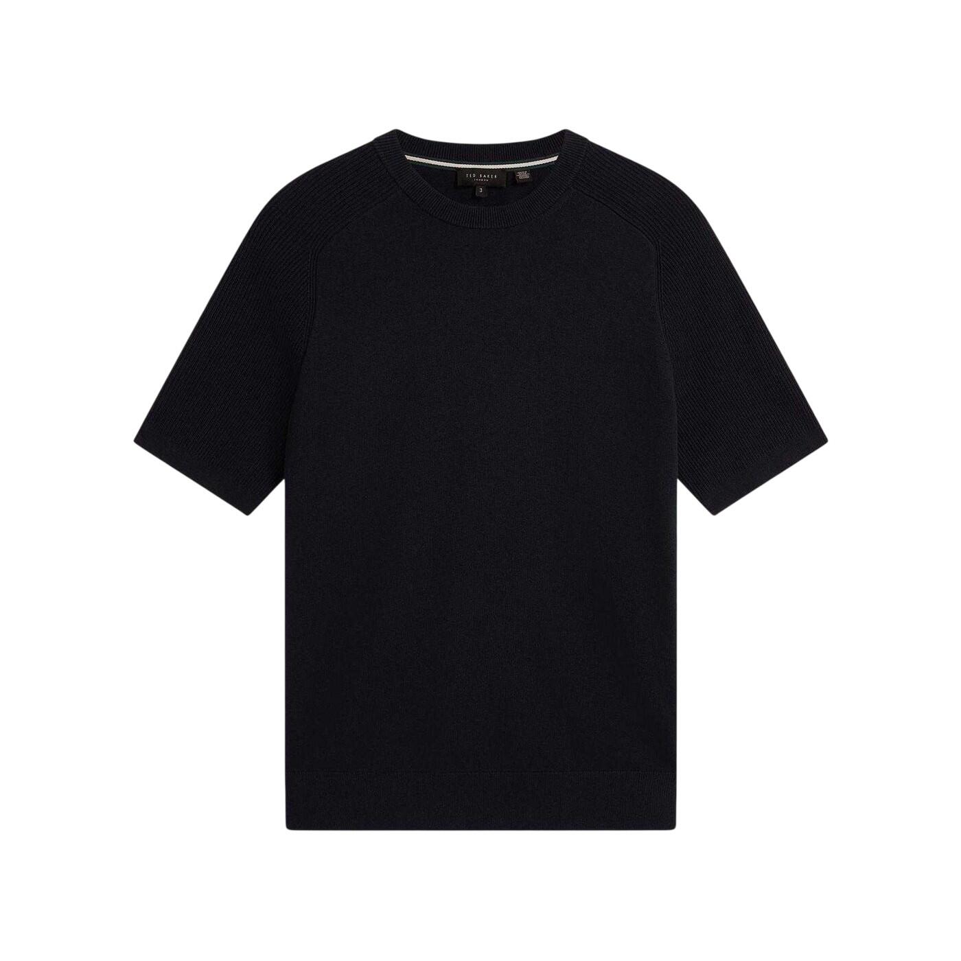 Ted Baker Mens Torrent Wool Blend Ribbed Raglan T-Shirt