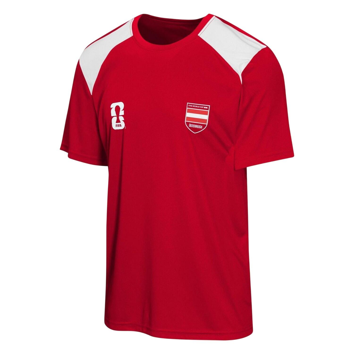 Fifa Mens World Cup Short-Sleeved Sport T-Shirt