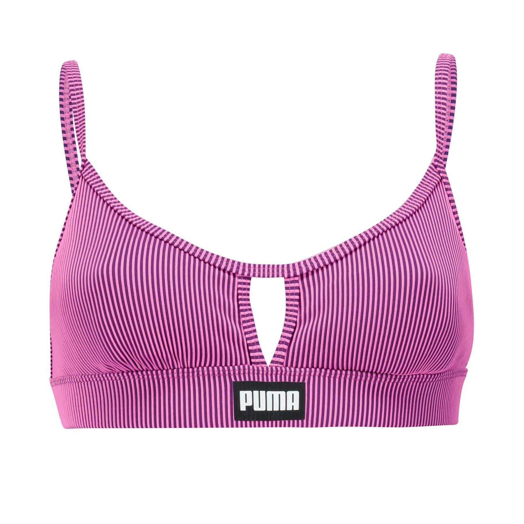 Puma Womens/Ladies Peek A Boo Stripe Bikini Top