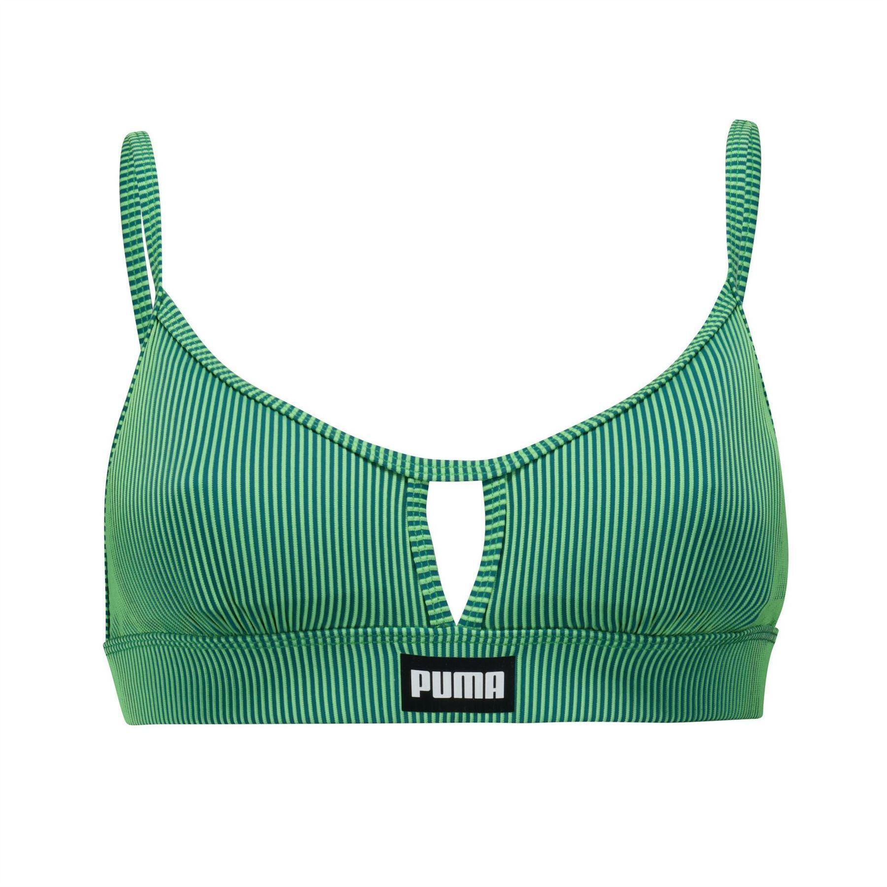 Puma Womens/Ladies Peek A Boo Stripe Bikini Top