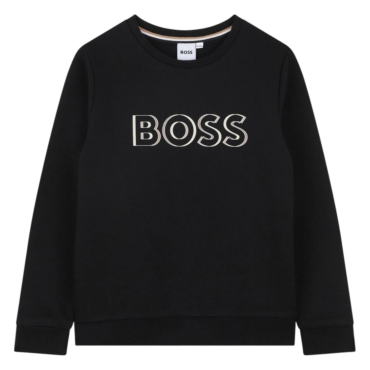 Boss Childrens/Kids Logo Crew Neck Regular Sweatshirt