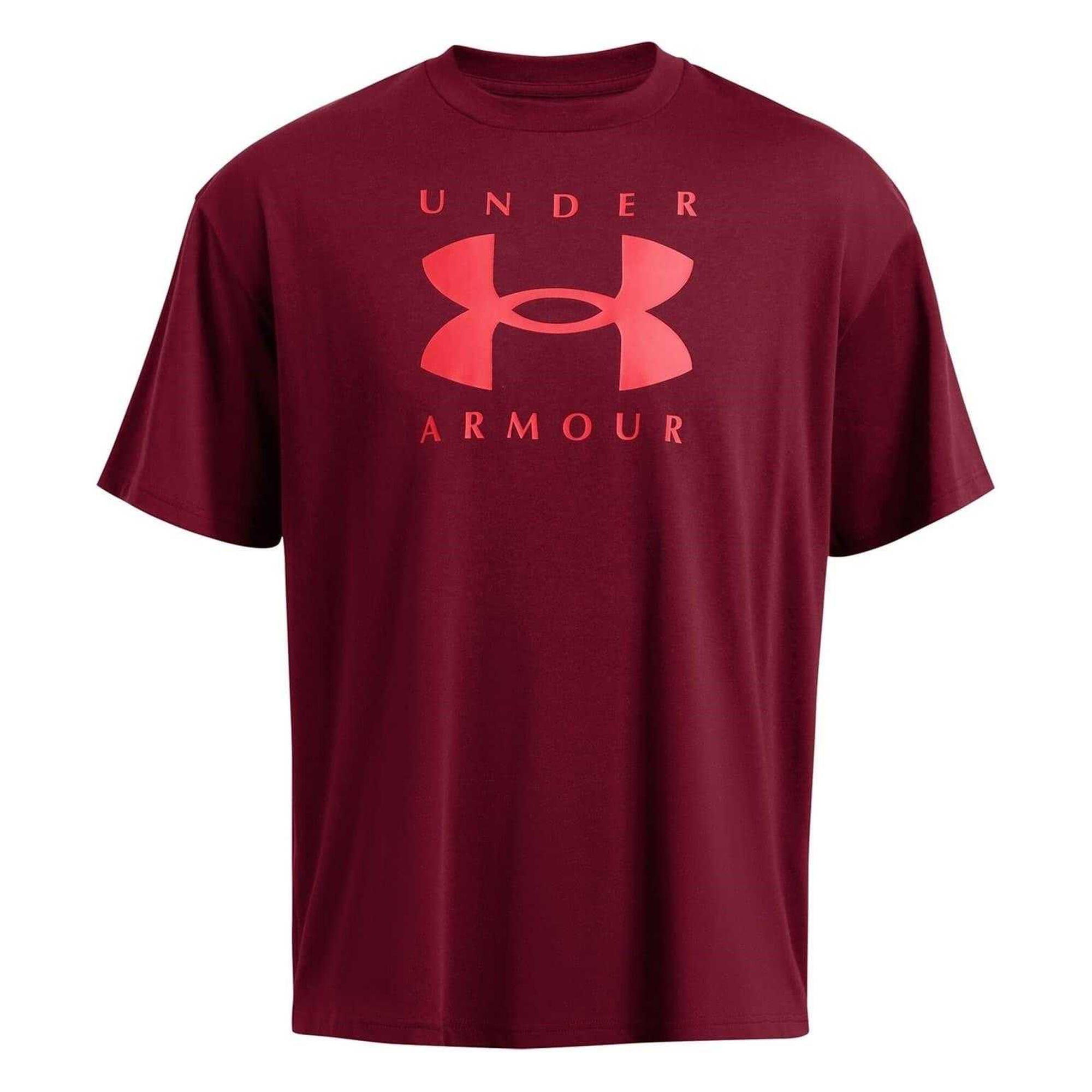 Under Armour Mens Logo Heavyweight Loose T-Shirt