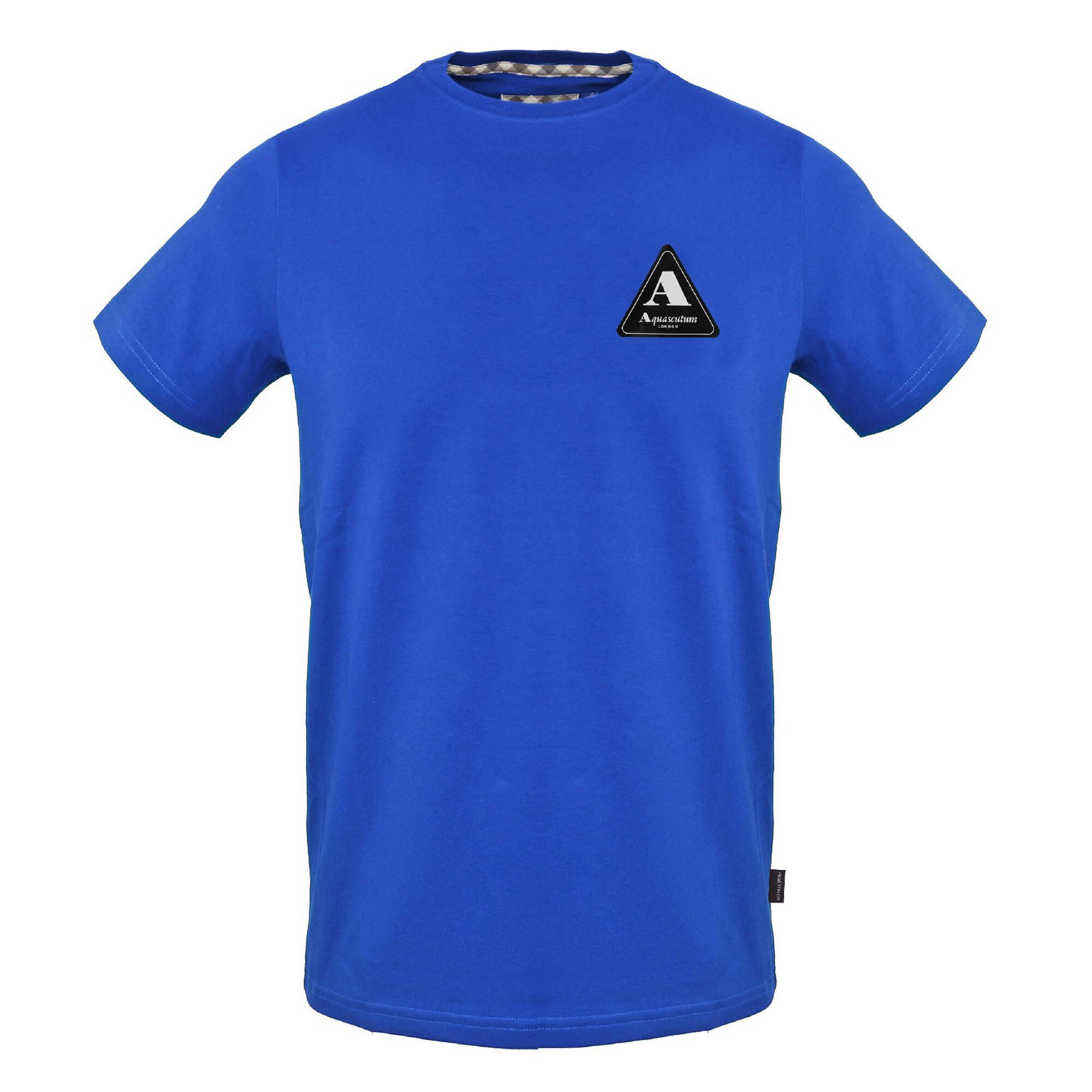Aquascutum Mens Patch Logo Regular T-Shirt