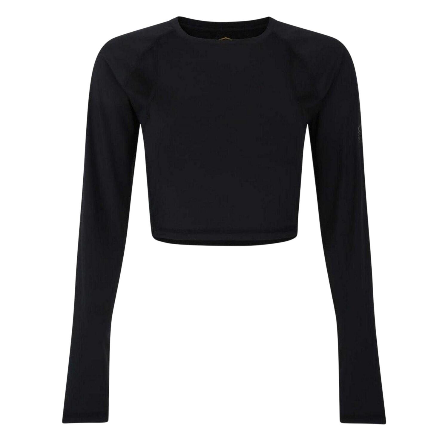 Umbro Womens/Ladies Bodycon Raglan Long-Sleeved Training Crop Top