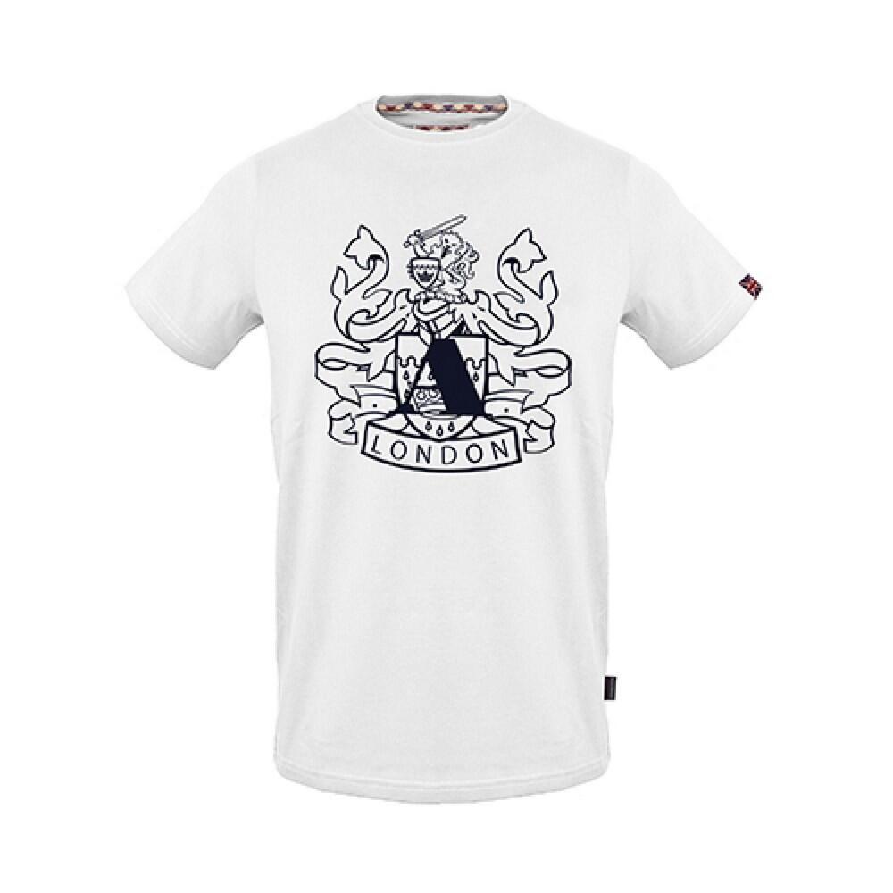 Aquascutum Mens London Graphic Print T-Shirt