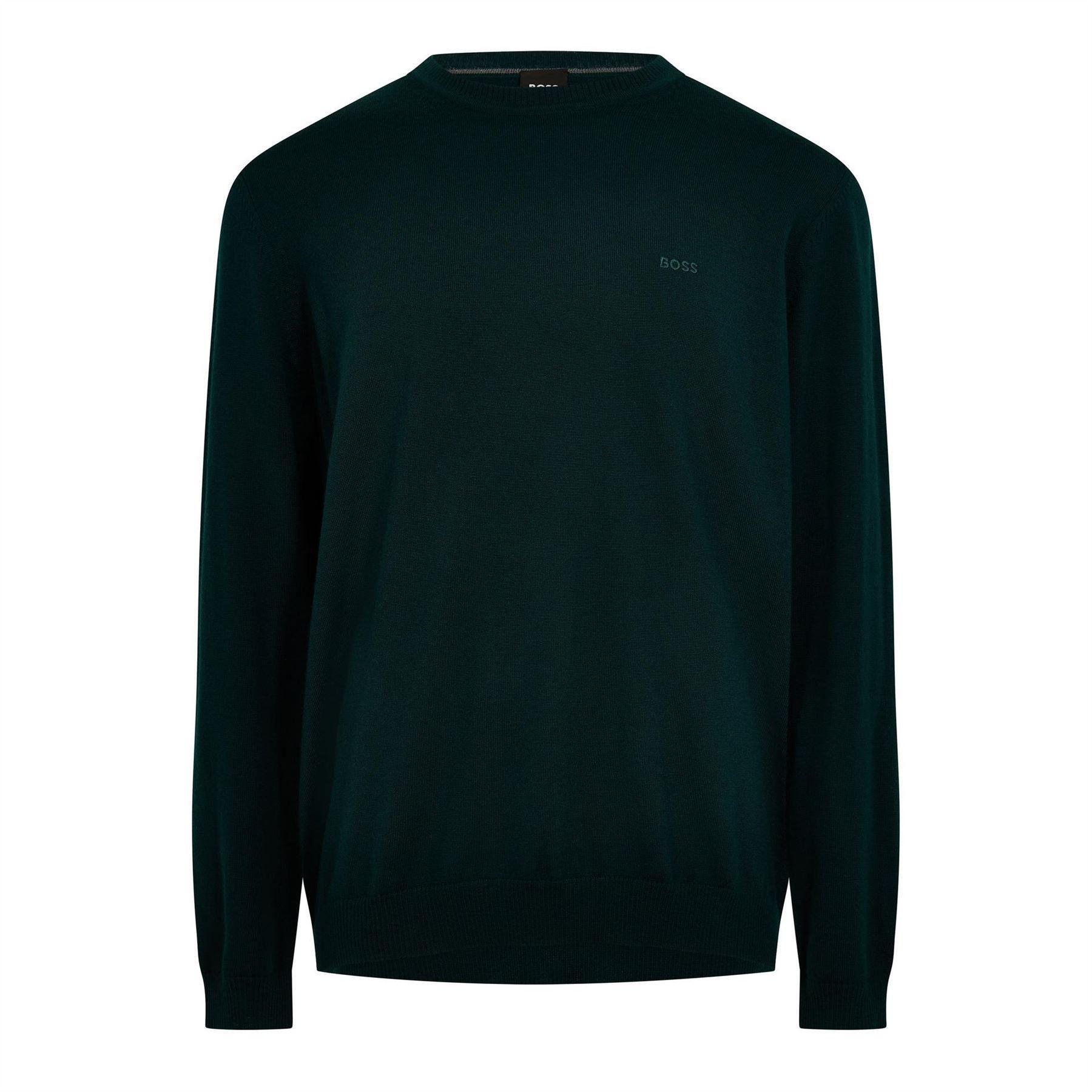 Boss Mens Crew Neck Regular Long-Sleeved Sweatshirt
