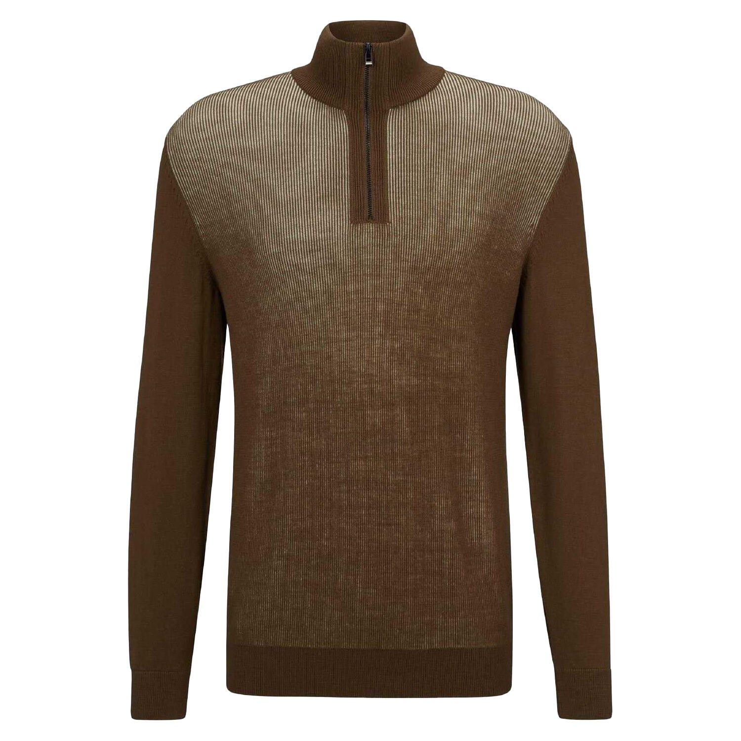 Boss Mens Funnel Neck Regular Sweater Top