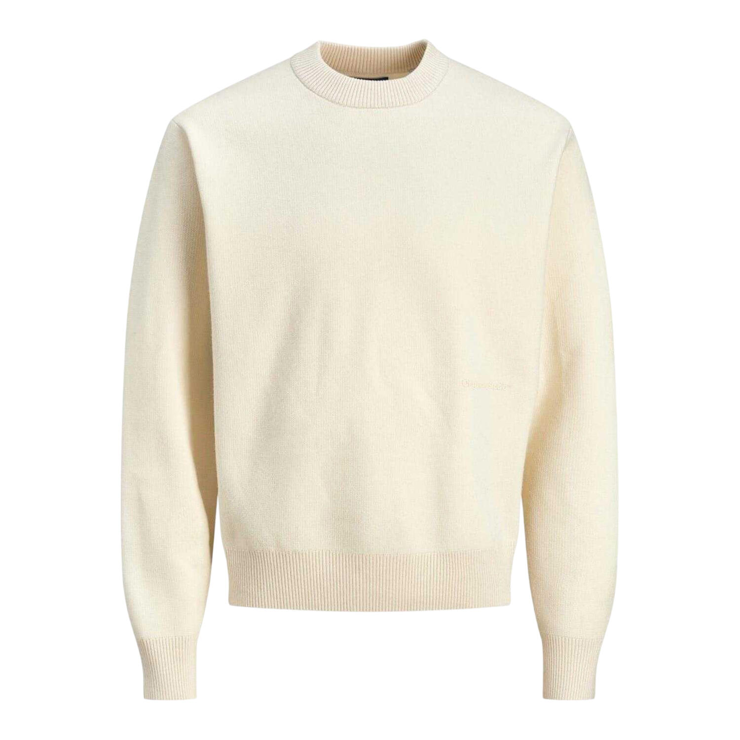 Jack And Jones Mens Crew Neck Regular Long-Sleeved Jumper