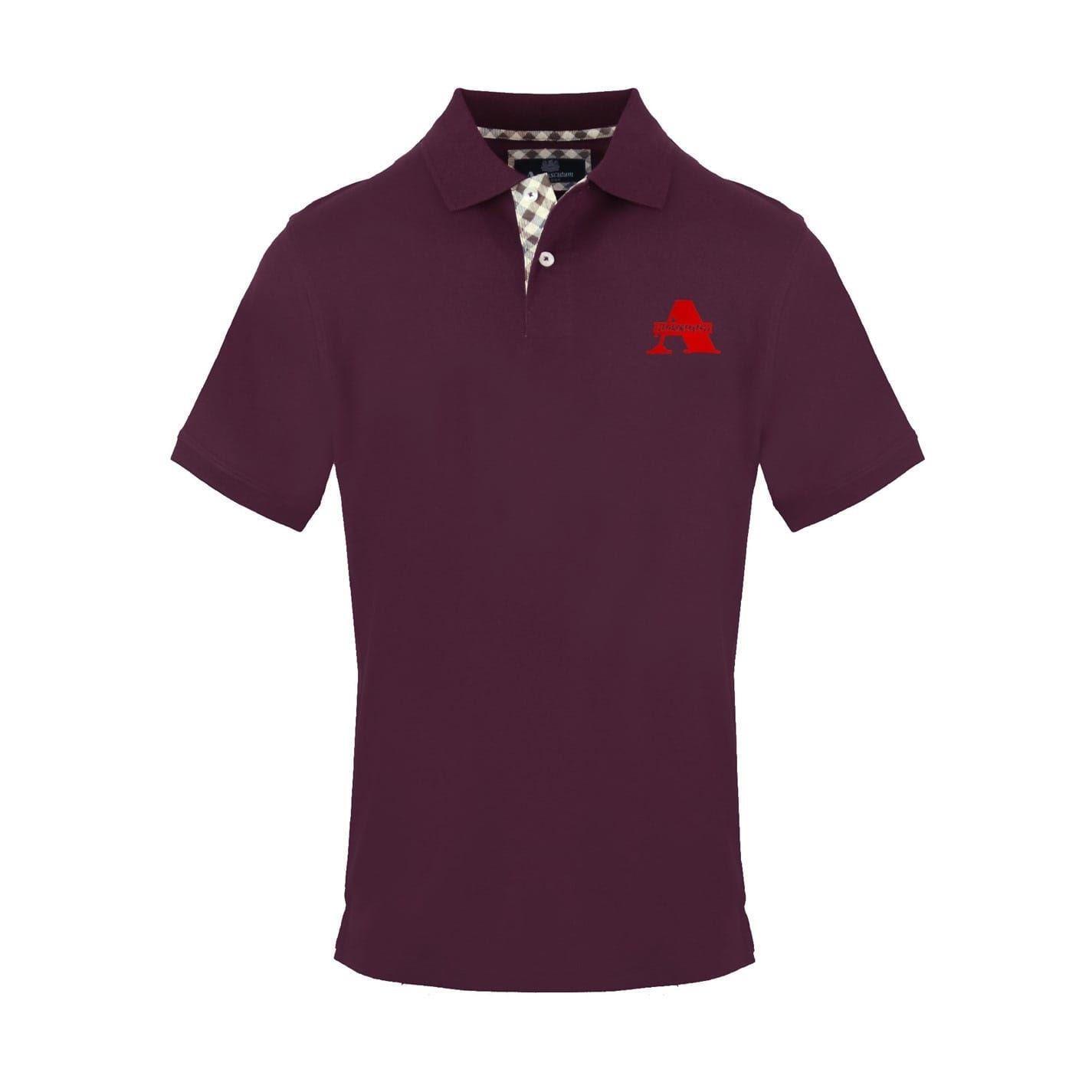 Aquascutum Mens Collared Short-Sleeved Polo Shirt